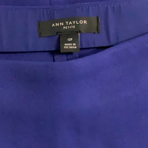 Petite Tie Waist Wrap Skirt In Royal Azure - Picture 2 of 4